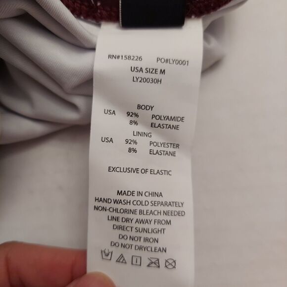 NWT LAUNDRY BY SHELLI SEGAL Sz M Floral Blue/Purple Bikini Bottoms - Picture 6 of 8